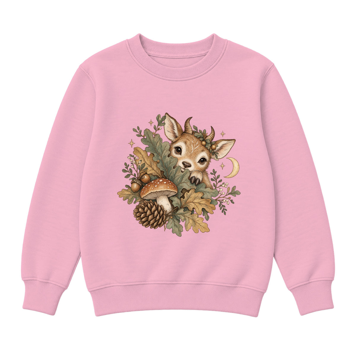 Storybook — Woodland Creature — Premium Youth Sweatshirt / Pink