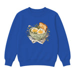 Storybook — Playful Breakfast — Classic Youth Sweatshirt / Royal