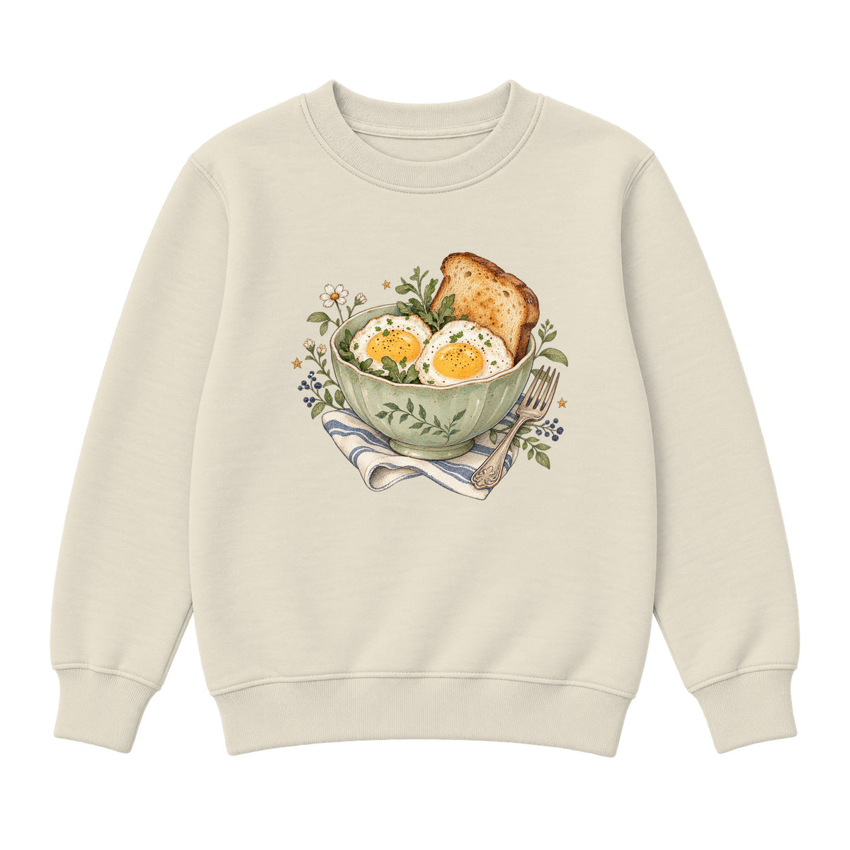 Storybook — Playful Breakfast — Premium Youth Sweatshirt / Natural Heather
