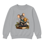 Storybook — Mouse and Cookie Storytime — Classic Youth Sweatshirt / Athletic Heather