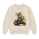 Storybook — Mouse and Cookie Storytime — Premium Youth Sweatshirt / Natural Heather