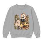 Storybook — Barnyard Book Club — Classic Youth Sweatshirt / Athletic Heather
