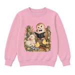 Storybook — Barnyard Book Club — Premium Youth Sweatshirt / Pink