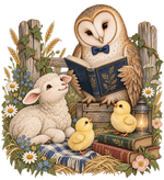 Storybook — Barnyard Book Club original print artwork