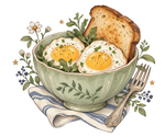 Storybook — Playful Breakfast original print artwork