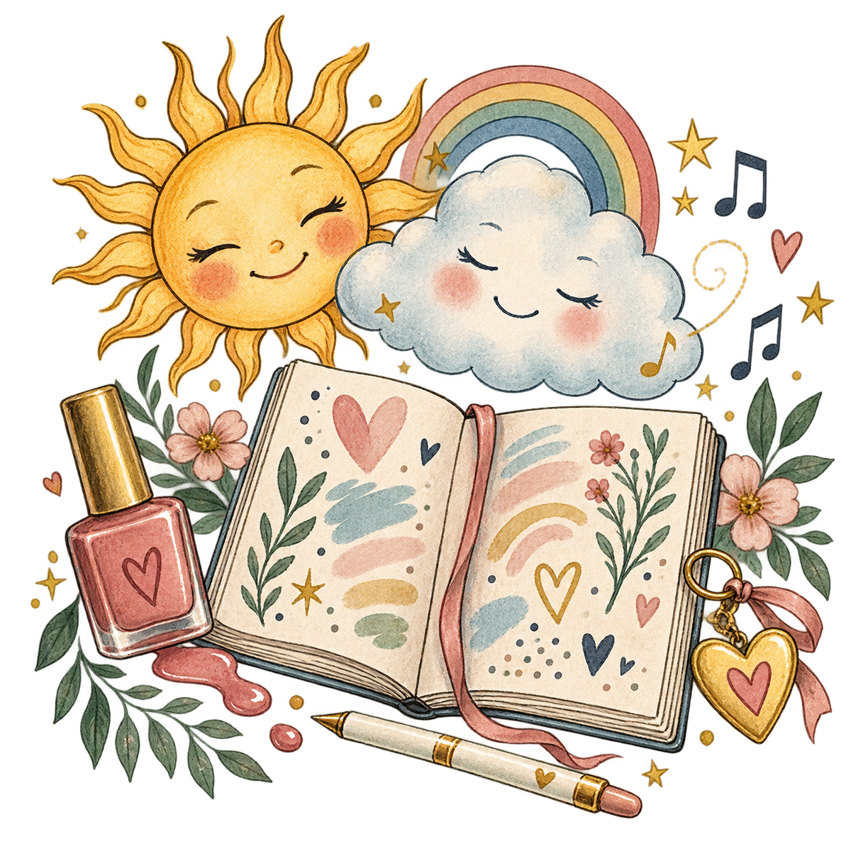 Storybook — Mood Journal original print artwork