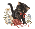 Storybook — Curious Kitten original print artwork