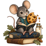 Storybook — Mouse and Cookie Storytime original print artwork