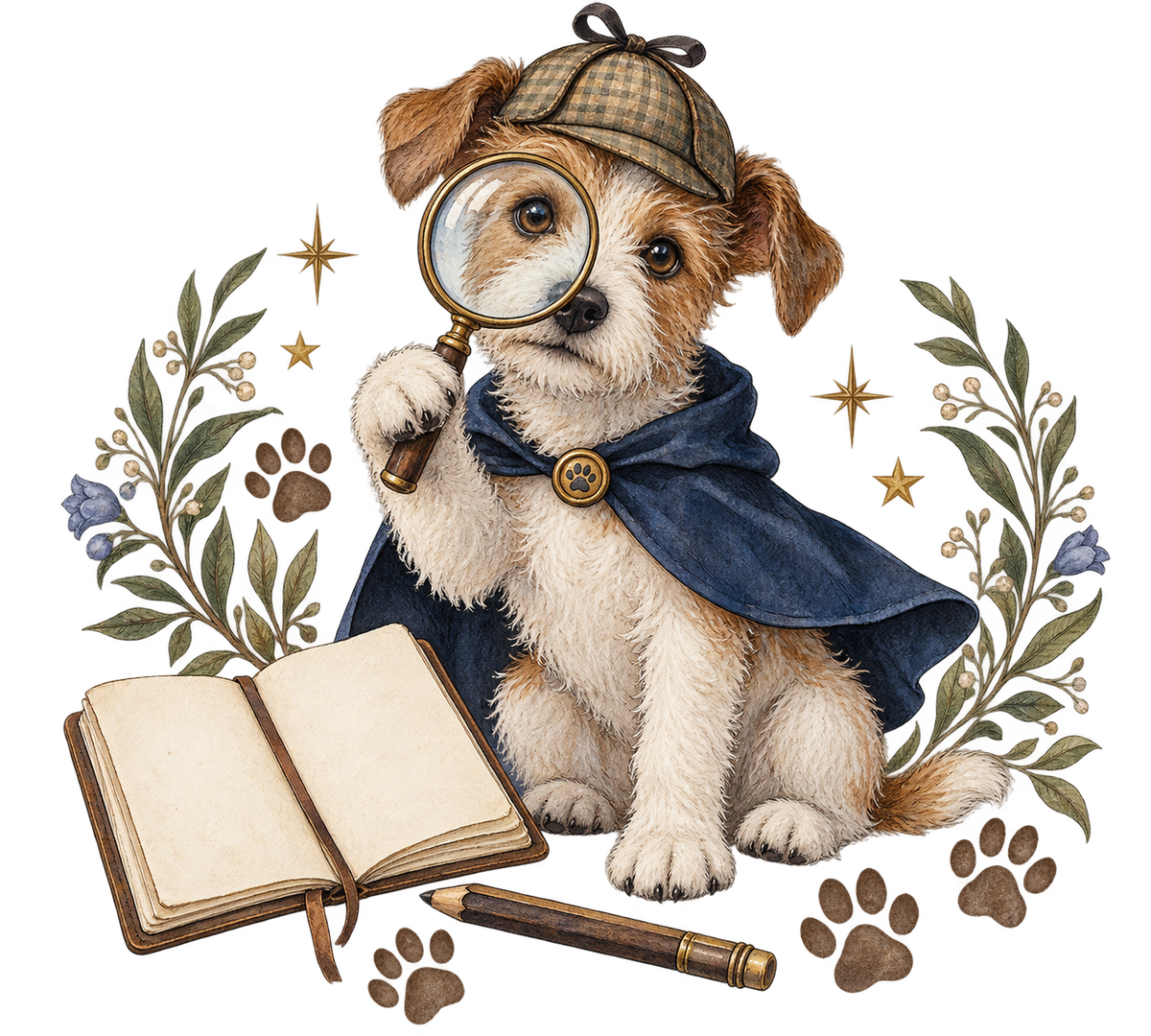 Storybook — Hero Dog Detective original print artwork