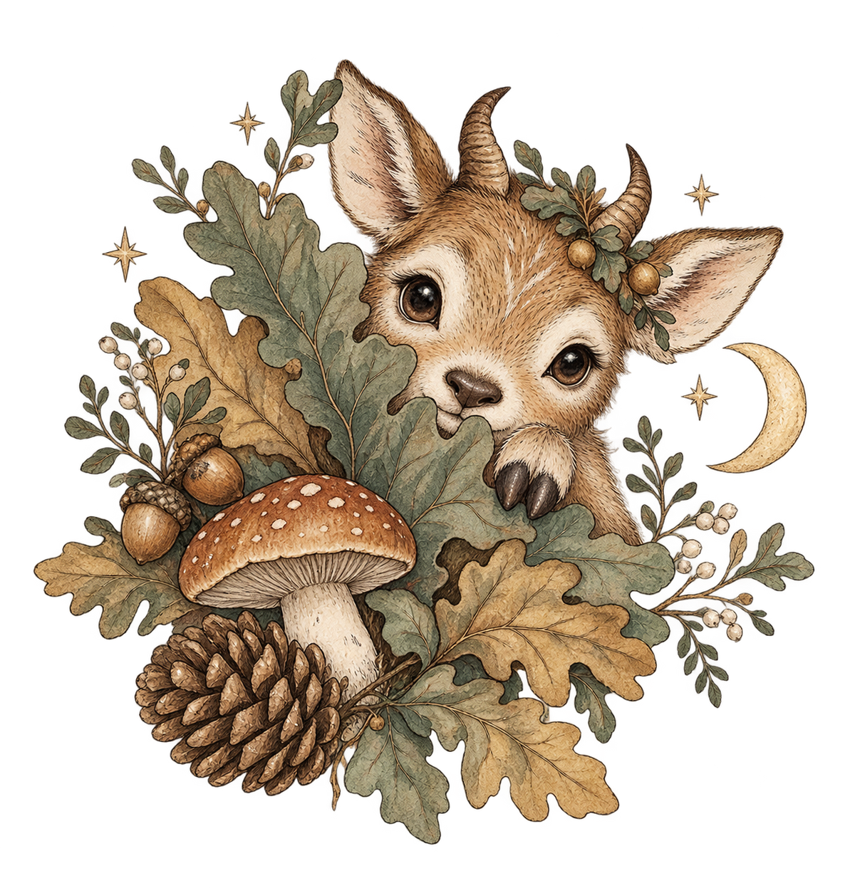 Storybook — Woodland Creature original print artwork