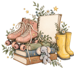 Storybook — Imaginative School Days original print artwork