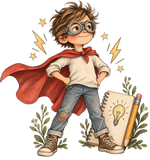 Storybook — Kid Superhero original print artwork