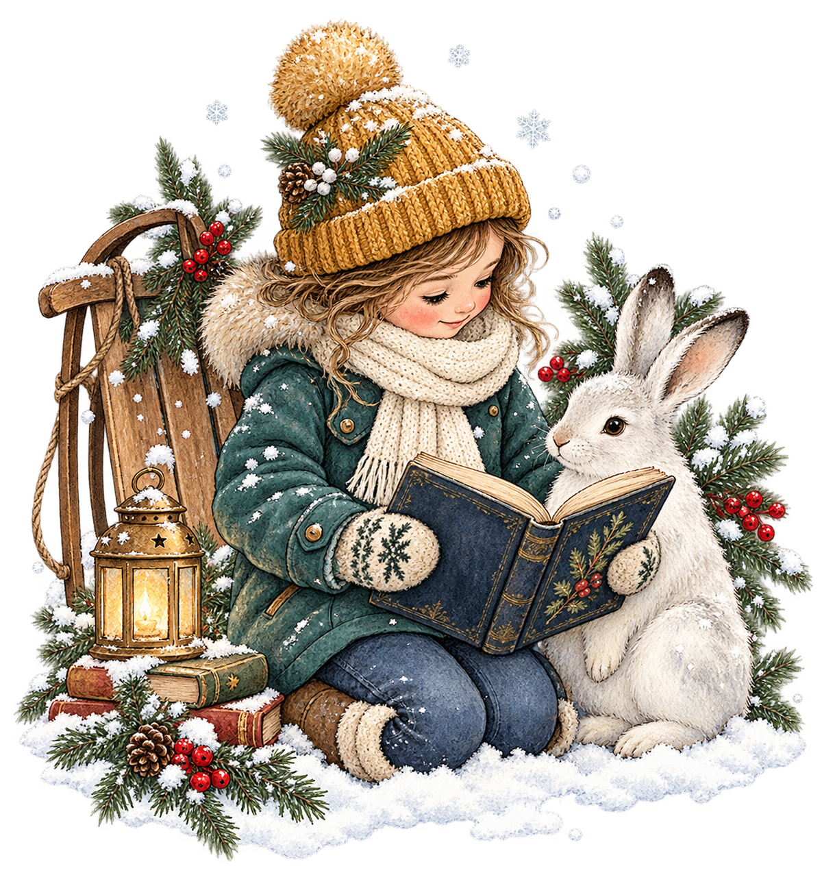 Storybook — Winter Reading Adventure original print artwork