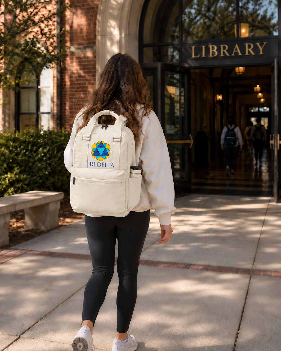 Tri Delta Classic Collegiate Laptop Backpack