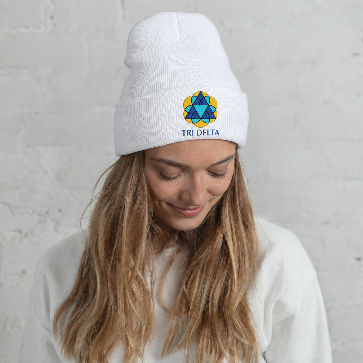 Tri Delta Cuffed Beanie