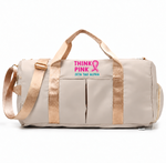 Zeta Tau Alpha Wet Dry Gym Sports Bag Think Pink Logo