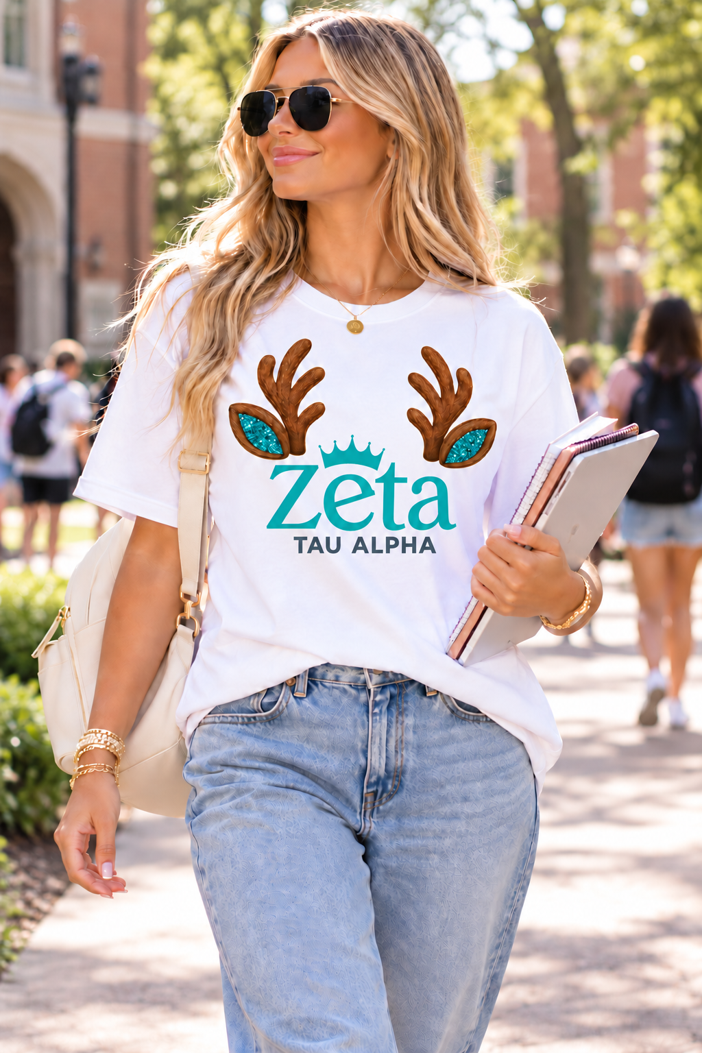 Zeta Tau Alpha classic holiday tee
