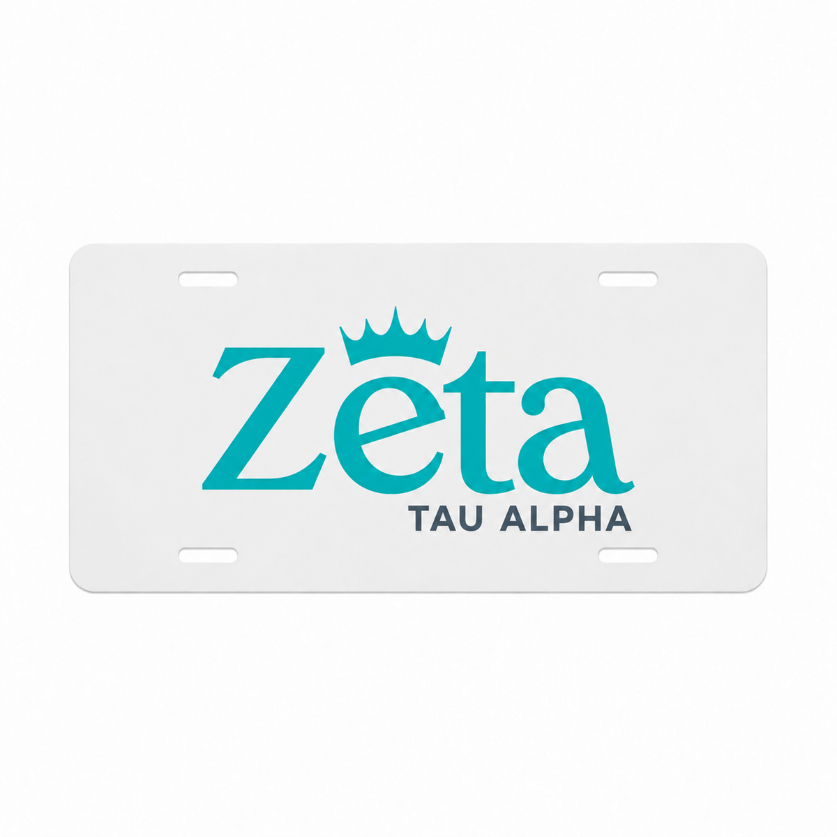 Zeta Tau Alpha Vanity license plate